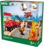 BRIO Bahn Feuerwehr Set Железнодорожный пожарный комплект