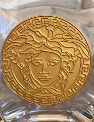 Rosenthal Versace Medusa Madness Vase Glas Clear, Розенталь Версаче Медуза Мэднесс Ваза прозрачная, 40 см