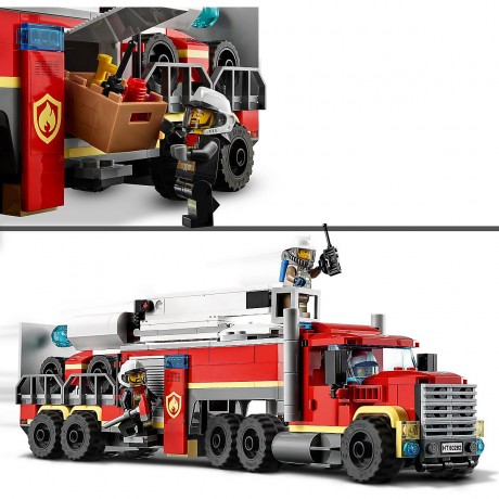 LEGO City 60282 Mobile Feuerwehreinsatzzentrale ЛЕГО Команда пожарных