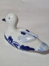 Delft Blue Holland Утка с синим декором, ручная роспись, дельфтский фарфор, 12 x 6 см, Голландия, 1960-70гг.