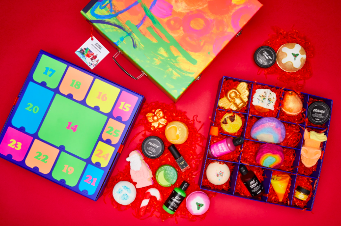 Lush 2022 Адвент-календарь, 25 ароматных бьюти сюрпризов