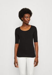 Tommy Hilfiger SLIM MODERN SCOOP Basic T-shirt black SLIM MODERN SCOOP Базовая футболка черный