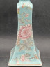 Подсвечник винтажный в китайском стиле, в пастельных тонах, с цветочным декором, фарфор, 22 см, Германия, 1970-80гг.