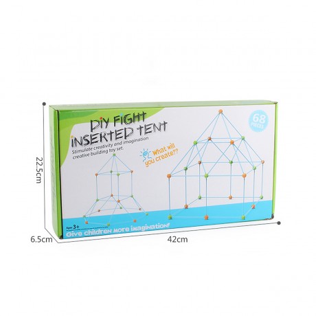TOPMELON Kinderzelt zum Selbermachen mit Handmontage Детская палатка своими руками с ручной сборкой