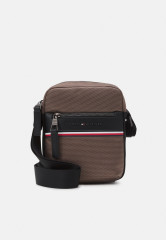 Tommy Hilfiger 1985 MINI REPORTER UNISEX Across body bag city taupe 1985 MINI REPORTER UNISEX — Сумка через плечо город серо-коричневый