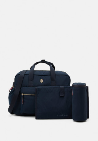 Tommy Hilfiger ABO BABY CHANGING BAG SET UNISEX Baby changing bag space blue ПОДПИСКА НАБОР СУМОК ДЛЯ ПЕЛЯНКИ УНИСЕКС Сумка для пеленания космический синий