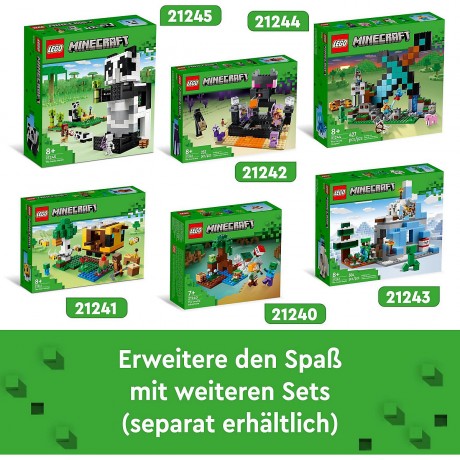 LEGO LEGO Minecraft 21241 Das Bienenhauschen LEGO Minecraft 21241 Пчелиный домик