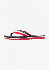 Tommy Hilfiger LOVES BEACH T-bar sandals blue LOVES BEACH Сандалии с Т-образной перемычкой синий