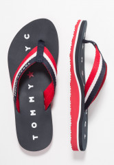 Tommy Hilfiger LOVES BEACH T-bar sandals blue LOVES BEACH Сандалии с Т-образной перемычкой синий