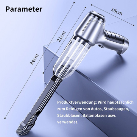 DOPWii DOPWii Akku-Handstaubsauger Akku-Staubsauger, abnehmbar, 120 W, ergonomischer Griff (silbergrau) Беспроводной ручной пылесос DOPWii Беспроводной пылесос со съемной эргономичной ручкой мощностью 120 Вт (серебристо-серый)