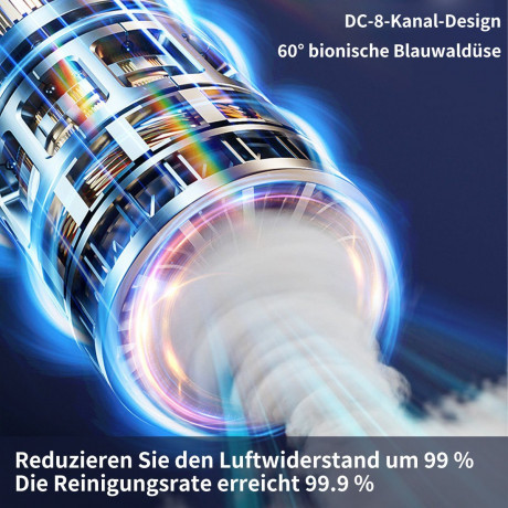 DOPWii DOPWii Akku-Handstaubsauger Akku-Staubsauger, abnehmbar, 120 W, ergonomischer Griff (silbergrau) Беспроводной ручной пылесос DOPWii Беспроводной пылесос со съемной эргономичной ручкой мощностью 120 Вт (серебристо-серый)