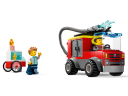 Lego Feuerwehrstation und Loschauto Пожарная часть и пожарная машина