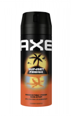 AXE Bodyspray Sunset Fresh 150ml, Дезодорант Спрей для тела Sunset Fresh, без алюминия , защита до 72ч, 150мл