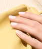 Manucurist Green Nagellack Milky White  15ml, Лак для ногтей Milky White (Франция), стойкое покрытие без сколов, безопасная растительная формула 9 Free, 15мл