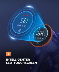 Buture Buture Akku-Hand-und Stielstaubsauger, Akku Staubsauger,33000Pa Ultraleiser Staubsauger Kabellos mit Touch Screen,Bis zu 50 Min.Laufzeit,1.5L  Беспроводной ручной и стержневой пылесос Buture, беспроводной пылесос, сверхтихий пылесос 33000 Па, беспр