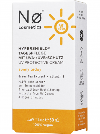 NO COSMETICS Tagescreme HyperShield LSF 30, 50 ml, No Cosmetics Дневной крем для лица SPF 30 увлажнение и защита от лучей UVA и UVB, для всех типов кожи, 50 мл