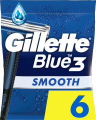 GILLETTE Einwegrasierer, Blue3 Smooth, 6 St, Джилетт Одноразовые мужские бритвы Blue3 Smooth, 6 шт.