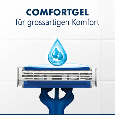 GILLETTE Einwegrasierer, Blue3 Smooth, 6 St, Джилетт Одноразовые мужские бритвы Blue3 Smooth, 6 шт.