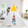 Arkmiido® Kinderzelt Tipi klappbares Spielzelt Детская палатка вигвам складная игровая палатка