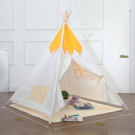 Arkmiido® Kinderzelt Tipi klappbares Spielzelt Детская палатка вигвам складная игровая палатка