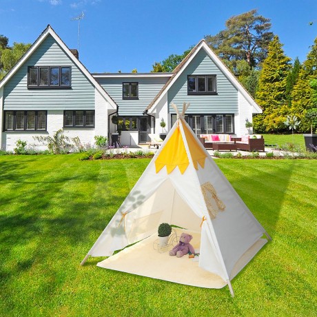 Arkmiido® Kinderzelt Tipi klappbares Spielzelt Детская палатка вигвам складная игровая палатка