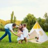 Arkmiido® Kinderzelt Tipi klappbares Spielzelt Детская палатка вигвам складная игровая палатка
