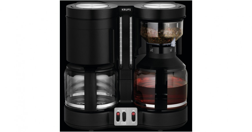 Krups Krups Duothek Plus KM 8508, Filtermaschine schwarz  schwarz Krups Duothek Plus KM 8508, фильтрующая машина черный