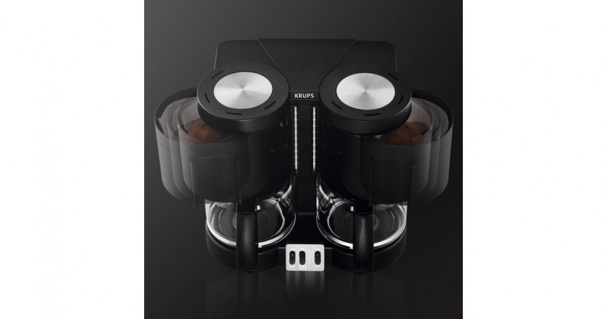 Krups Krups Duothek Plus KM 8508, Filtermaschine schwarz  schwarz Krups Duothek Plus KM 8508, фильтрующая машина черный