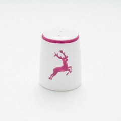Gmundner Keramik Gmundner Keramik Bordeauxroter Hirsch Pfefferstreuer glatt h: 5,8 cm Керамическая перечница Gmundner из бордоского красного оленя, гладкая, высота: 5,8 см