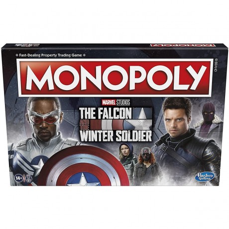 Hasbro Marvel Monopoly The Falcon and the Winter Soldier Монополия Marvel Сокол и Зимний Солдат