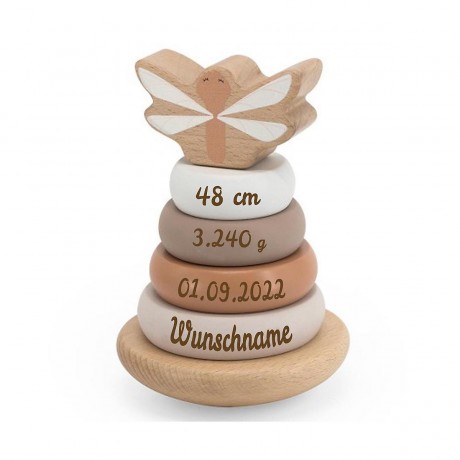 elefantasie Stapelturm personalisiert mit Namen Штабелируемая башня
