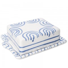 Gmundner Keramik Gmundner Keramik Blaugeflammt Butterdose 250 g Масленка Gmundner Ceramics Blaugeflammt 250 г