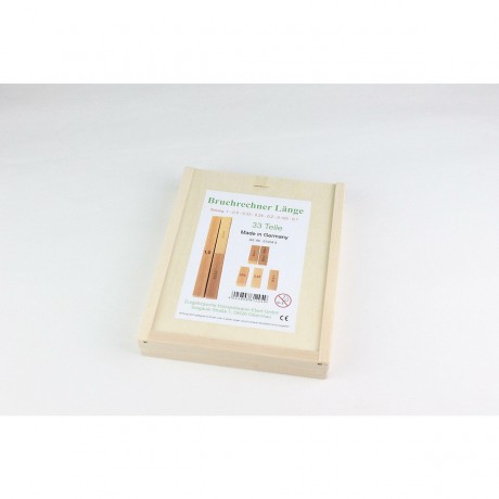 Lernspielzeug Bruch -und Prozentrechner Lange in der Kiste Обучающая игрушка Калькулятор дробей и процентов Длинный в коробке