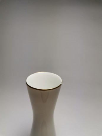 Rosenthal Studio Line, Розенталь Студио Лайн Винтажная фарфоровая Ваза с позолотой "Черная Роза", 17см, Германия 1960г.