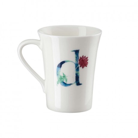 Hutschenreuther Hutschenreuther Flower Alphabet Becher mit Henkel D-Dahlia 0,40 L Кружка Hutschenreuther Flower Alphabet с ручкой D-Dahlia 0,40 л