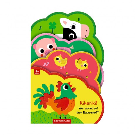 Coppenrath Verlag Mein Filz-Fuhlbuch: Kikeriki! Wer wohnt auf dem Bauernhof? Моя фетровая книга: Кикерики! Кто живет на ферме?