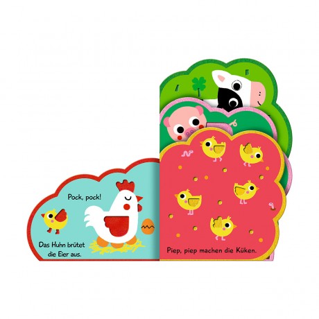 Coppenrath Verlag Mein Filz-Fuhlbuch: Kikeriki! Wer wohnt auf dem Bauernhof? Моя фетровая книга: Кикерики! Кто живет на ферме?