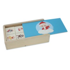 Trotsch Verlag Holz-Domino Unser Sandmannchen und seine Freunde (Kinderspiel) Деревянное домино Наш песочный человек и его друзья (детская игра)