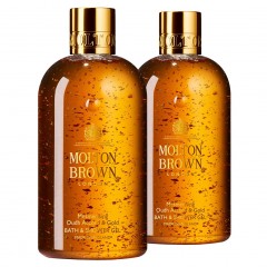 Molton Brown Mesmerising Oudh Accord &amp; Gold Bath &amp; Shower Gel Doppelpack (2er Set)  Набор из двух комплектов Mesmerizing Oudh Accord &amp;amp; Gold для ванны и геля для душа (набор из 2 шт.)