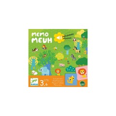 DJECO Memo meuh mit Tierlauten Памятка со звуками животных