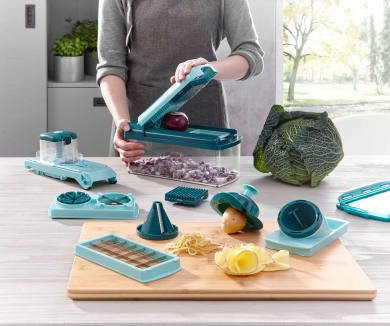 Genius Genius Nicer Dicer 16-tlg. FUSION grun Genius Nicer Dicer 16 шт. СЛИЯНИЕ