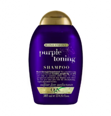  OGX Purple Toning Shampoo Шампунь для всех оттенков блонда 385мл
