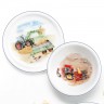 Seltmann Weiden Seltmann Weiden Compact Kindersets Kindersatz Mein Traktor 3-tlg. Seltmann Weiden Компактные детские наборы Детский набор Мой трактор, 3 предмета.