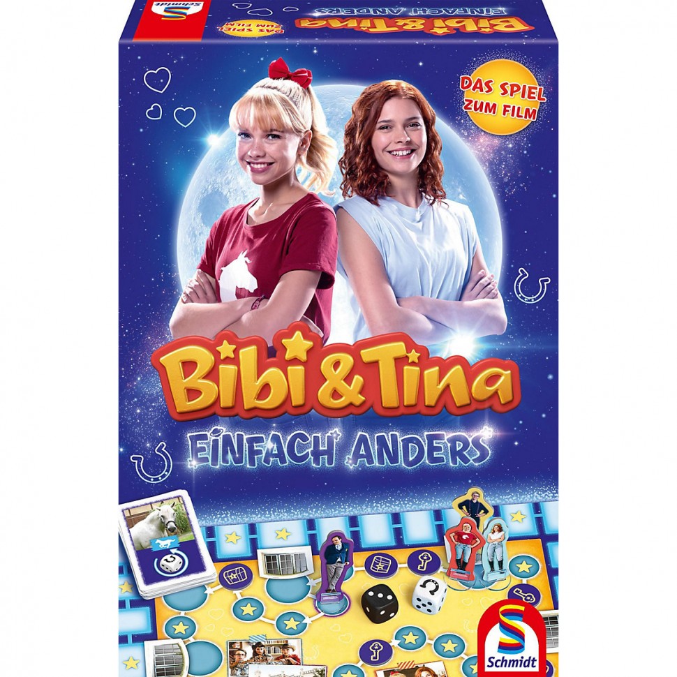 Купить Schmidt Spiele Bibi und Tina Einfach anders (Das Spiel zum Film)  Биби и Тина Просто разные (Игра по фильму) в интернет-магазине  Diskontshop.eu Германия всего за 3 259 руб. в