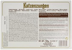 Sarotti Katzenzungen Vollmilch Молочный шоколад, 100г