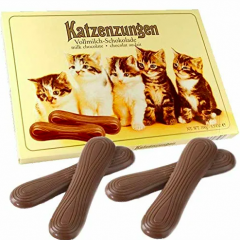 Sarotti Katzenzungen Vollmilch Молочный шоколад, 100г