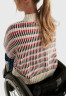 Tommy Hilfiger ADAPTIVE SIGNATURE Jumper snow white multi АДАПТИВНАЯ ПОДПИСЬ Перемычки белоснежка мульти