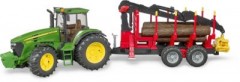 Bruder 03054 John Deere 7930 mit Ruckeanhanger 03054 John Deere 7930 с грузовым прицепом