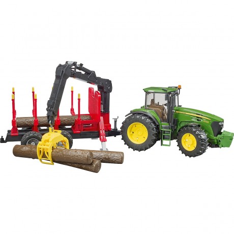 Bruder 03054 John Deere 7930 mit Ruckeanhanger 03054 John Deere 7930 с грузовым прицепом