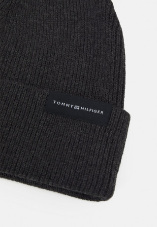 Tommy Hilfiger UPTOWN UNISEX Beanie charcoal gray UPTOWN UNISEX Шапочка угольно-серый